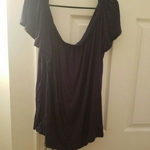 Torrid Navy off the shoulder top